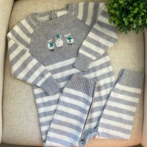 Janie and Jack layette 12-18m sweater longall